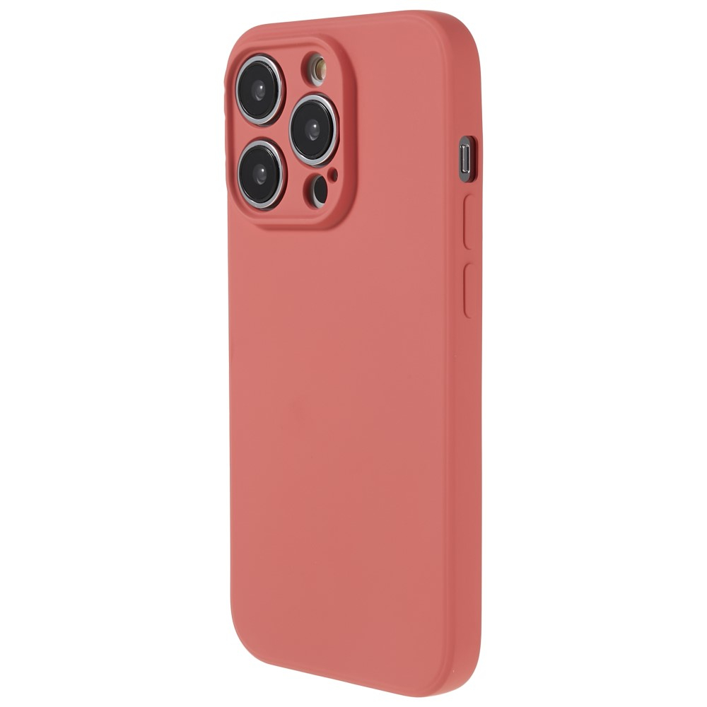 iPhone 15 Pro Max Gummi Case Hülle mit Kameraschutz - Hellrot (Matt)