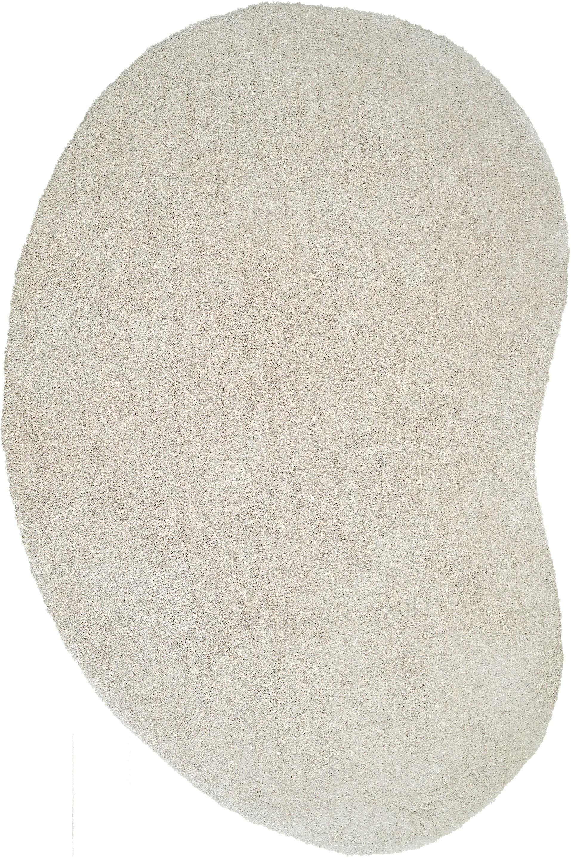 LeGer Home by Lena Gercke Hochflor-Teppich »Halrum, einfarbig, besondere Form, modern« organische Form, bean shape, kuschelig, Wohnzimmer, Schlafzimmer