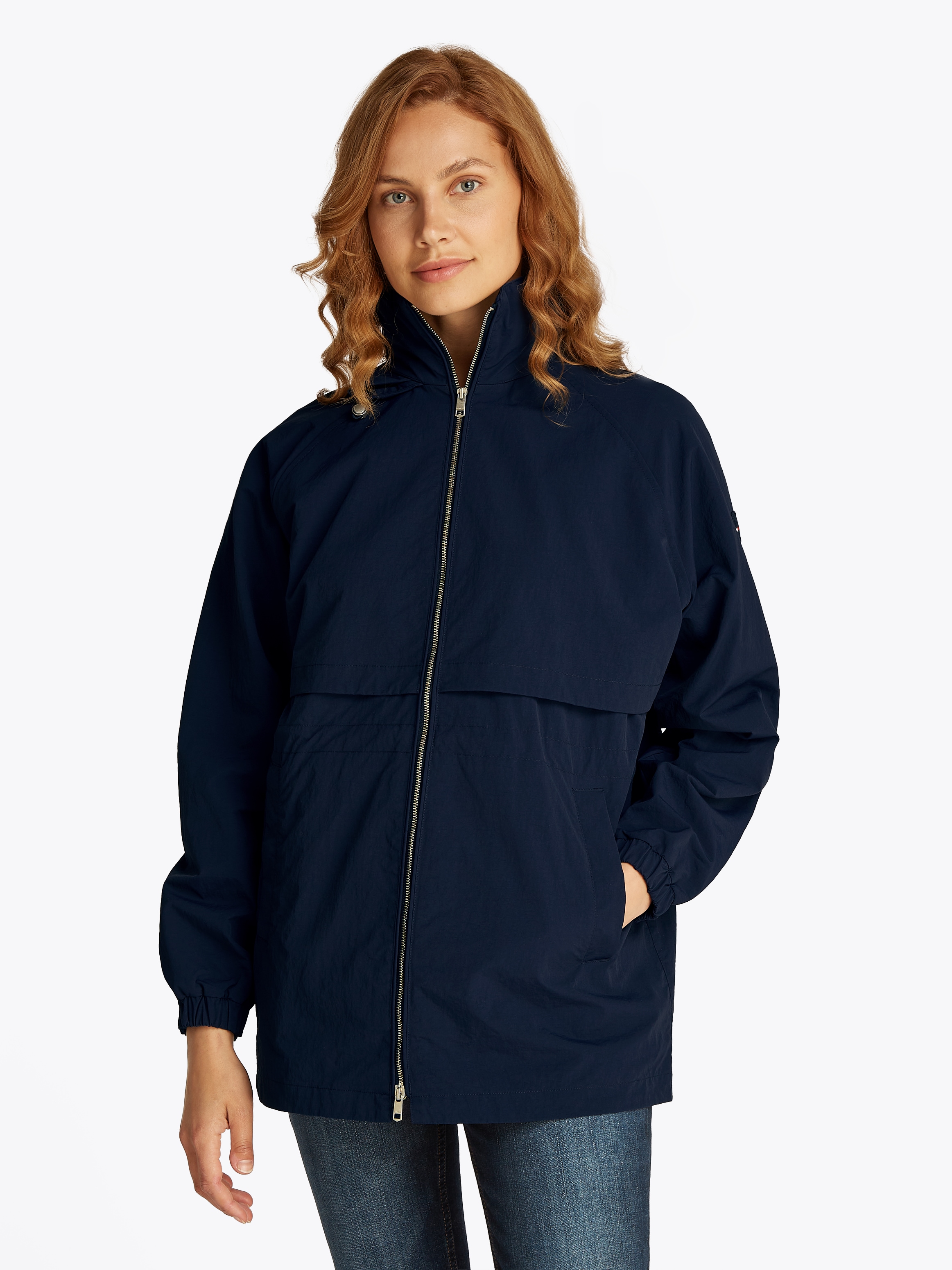 Tommy Hilfiger Windbreaker »NYLON CRINKLE WINDBREAKER« in Crinkle-Qualität