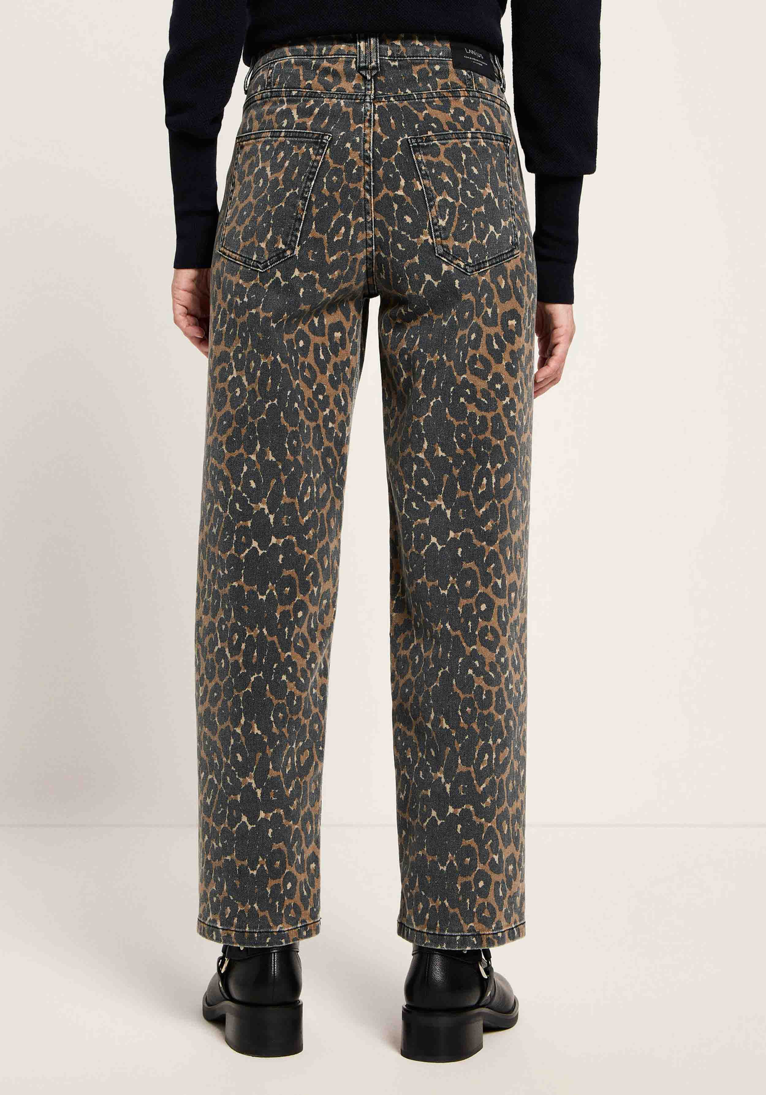 Lanius Relaxed Jeans Print Leo