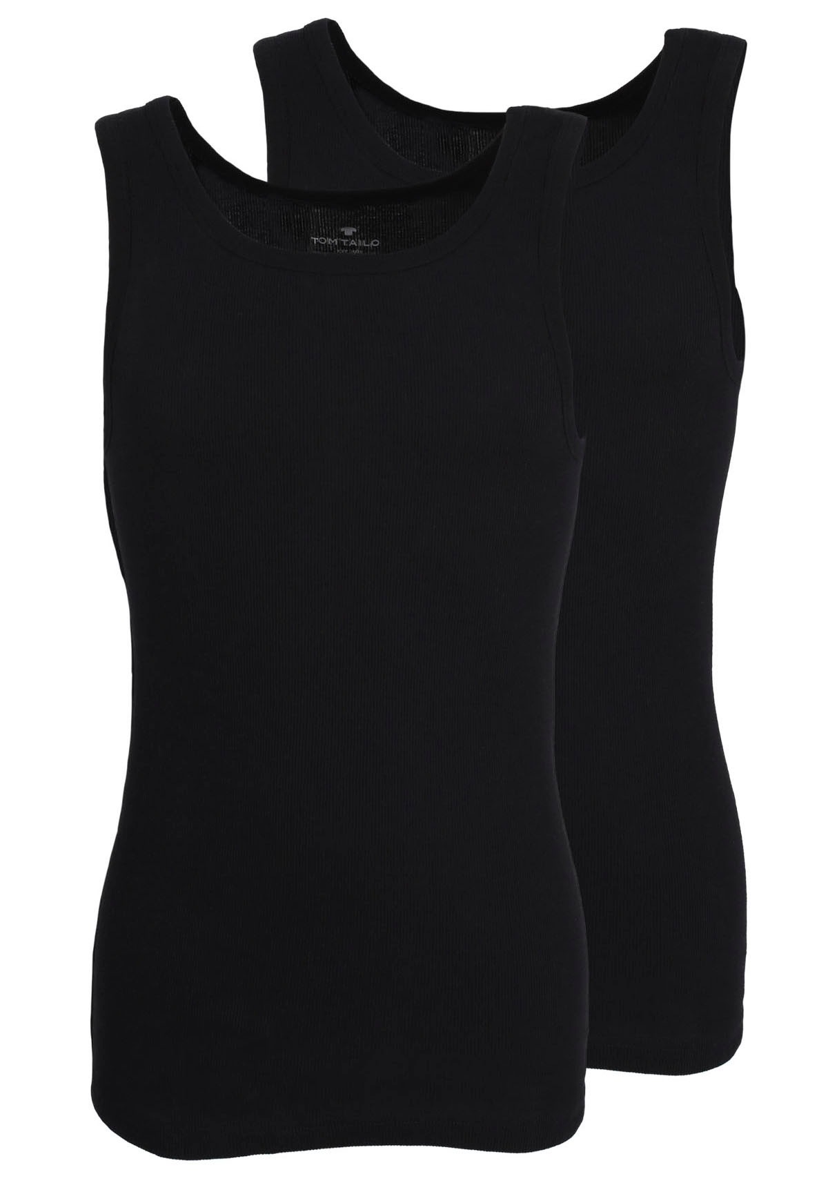 TOM TAILOR Tanktop »Montana«, Rundhalsausschnitt, slim fit, basic, elastisch, hüftbedeckend
