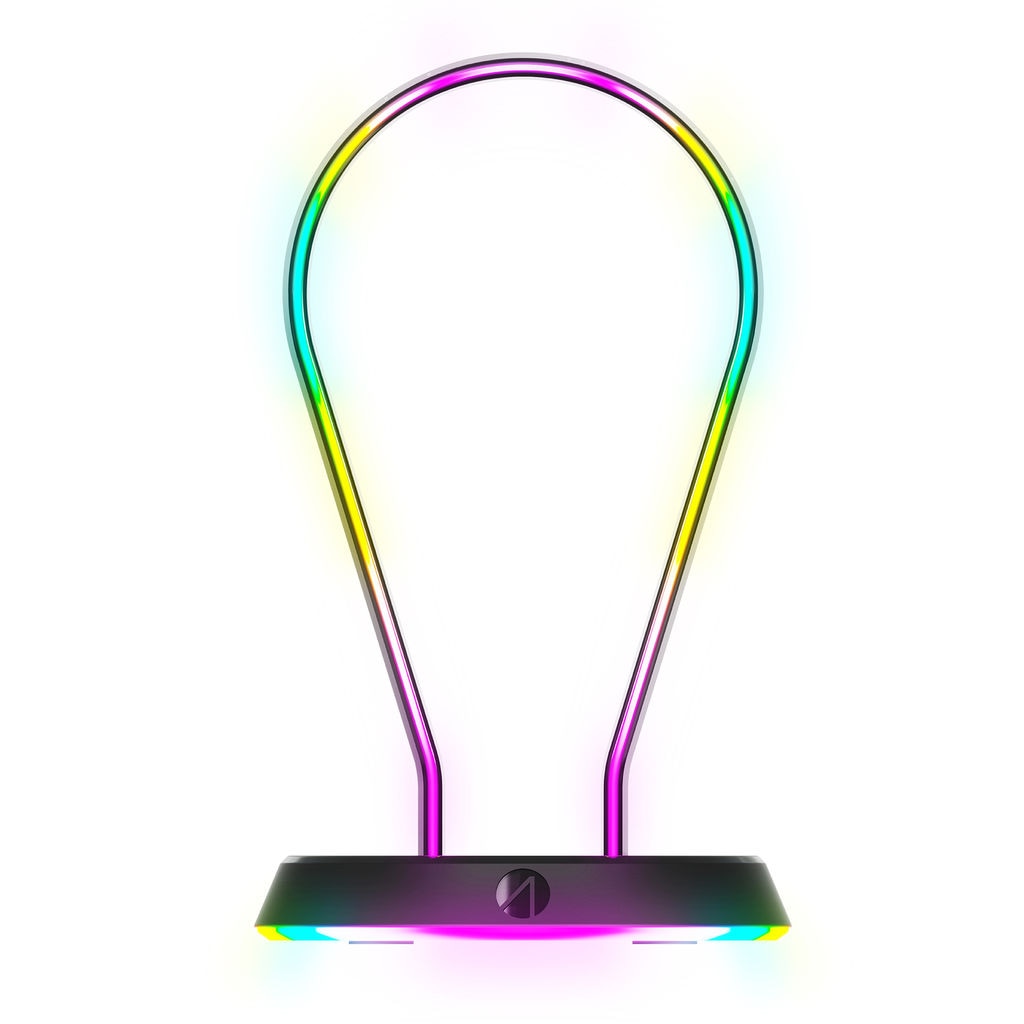 Stealth Gaming-Headset Zubehör »LED Headset Ständer mit USB Ports« 12 RGB Beleuchtungseffekte