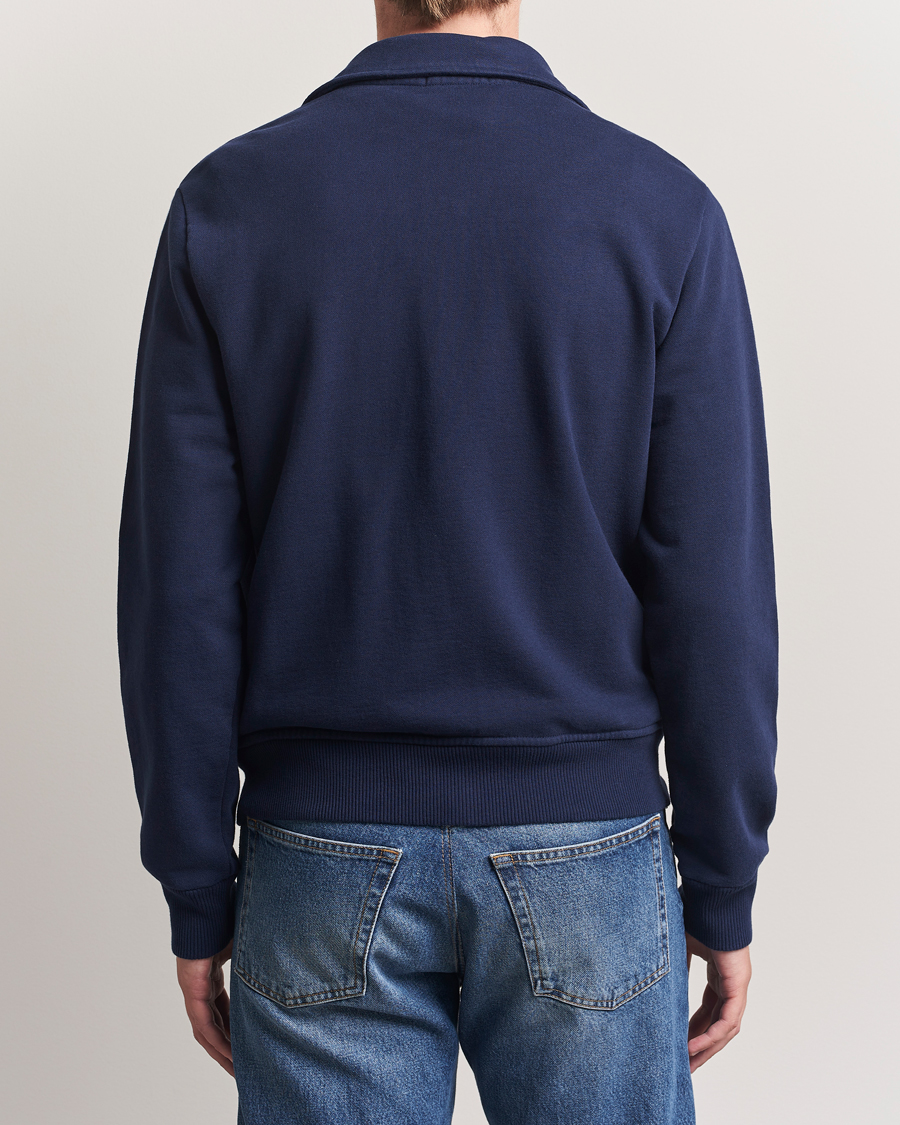 Polo Ralph Lauren Loopback Terry Full Zip Sweater Cruise Navy