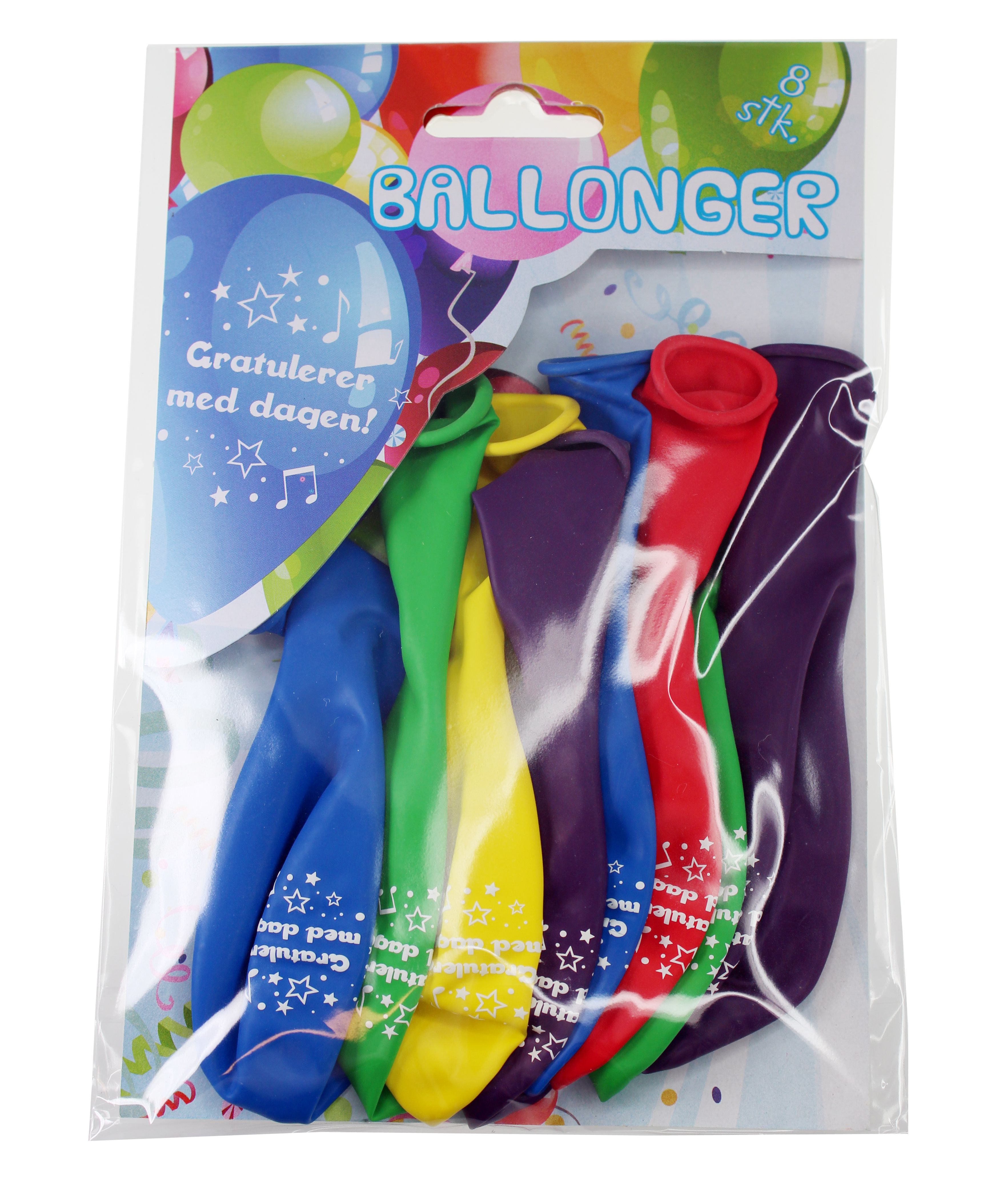 Ballonger Gratulerer med dagen