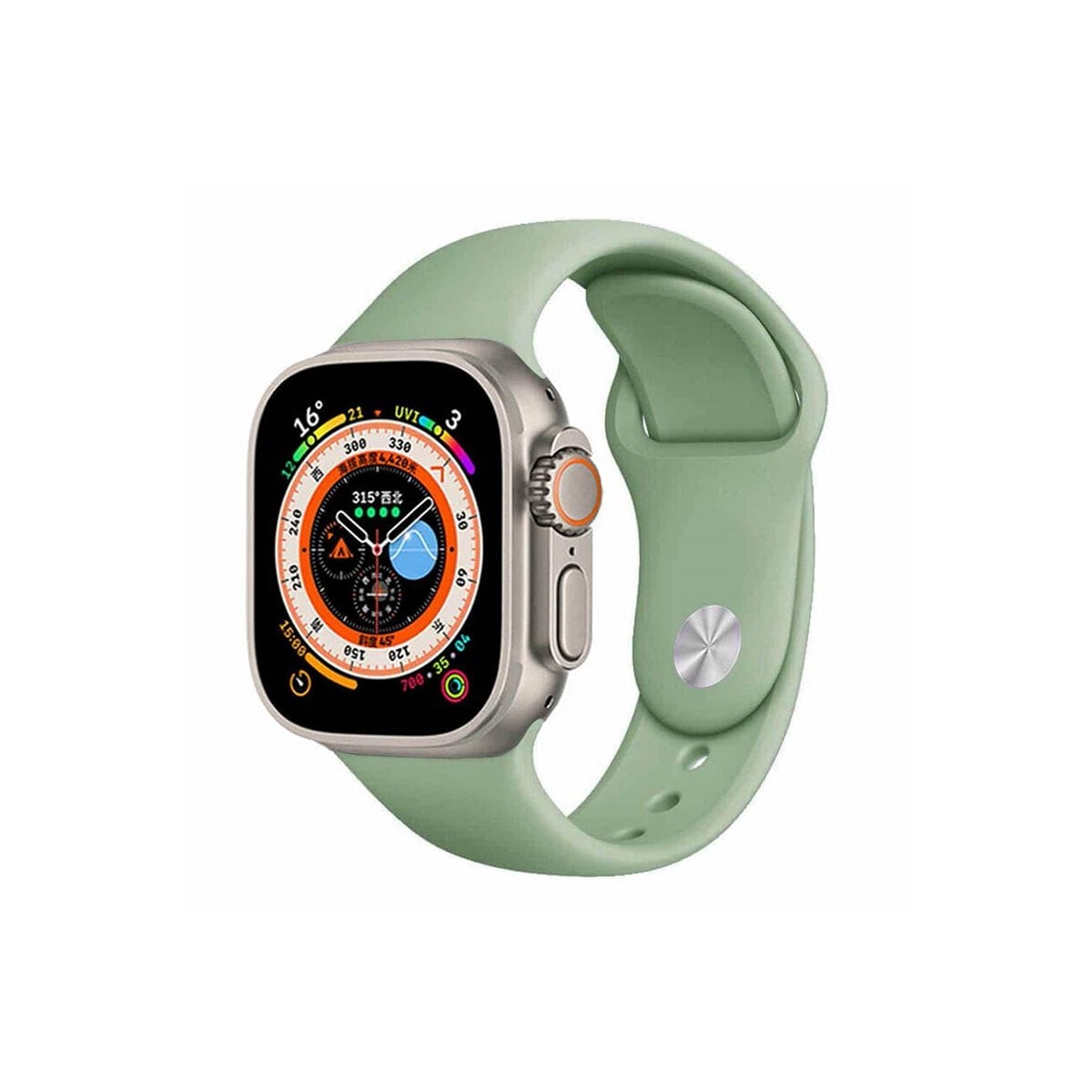 Sport klokkerem Apple Watch Ultra (49mm) - Matcha green