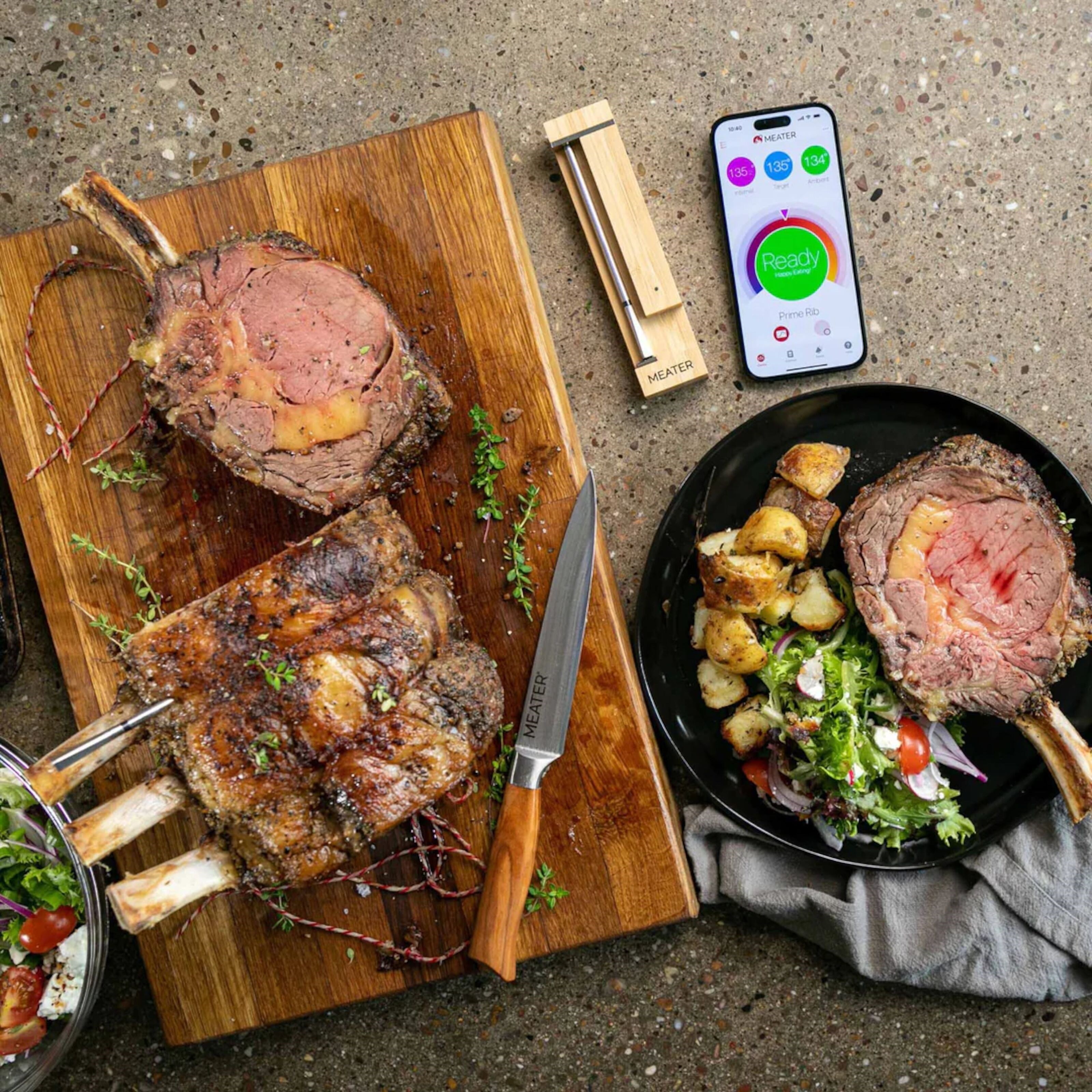 Meater Pro Trådløs Grilltermometer og repeater for mobilen