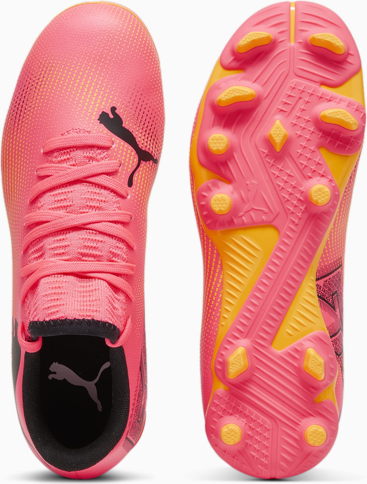 Future 7 Play FG/AG Junior Sunset Glow/PUMA Black/Sun Stream