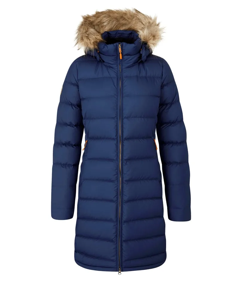 Rab Women's Deep Cover Down Parka Patriot Blue