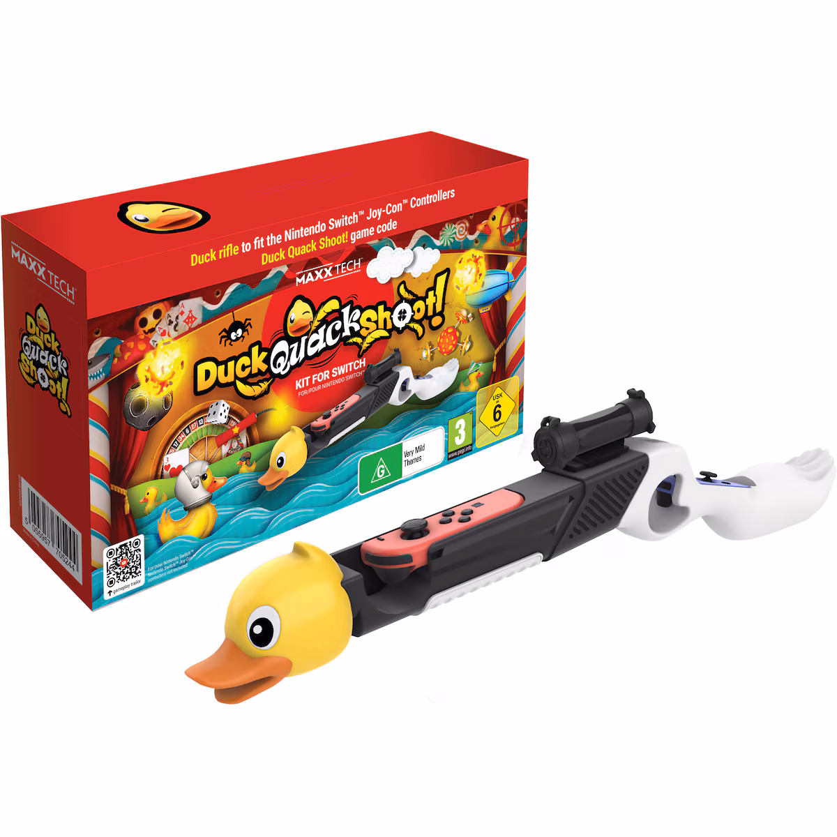 Maxx Tech Duck Quack Shoot! sett (Nintendo Switch)