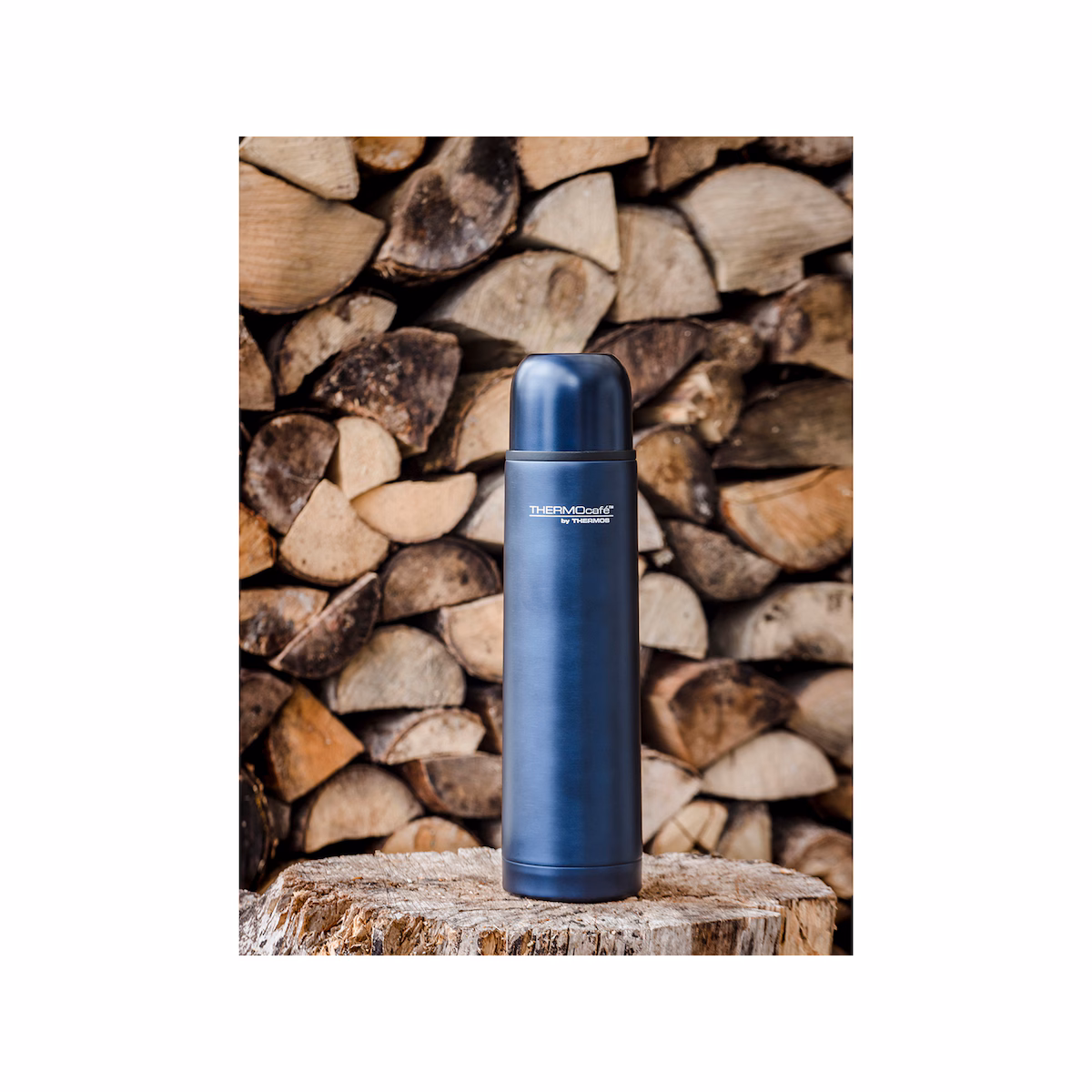 Vacuum flask 0,70 Dark blue Stainless steel
