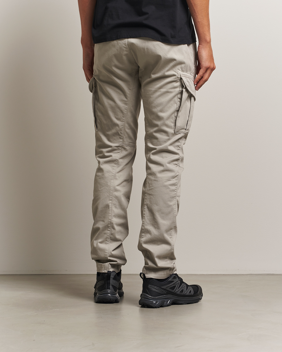 C.P. Company Stretch Satin Lens Cargo Pants Grey