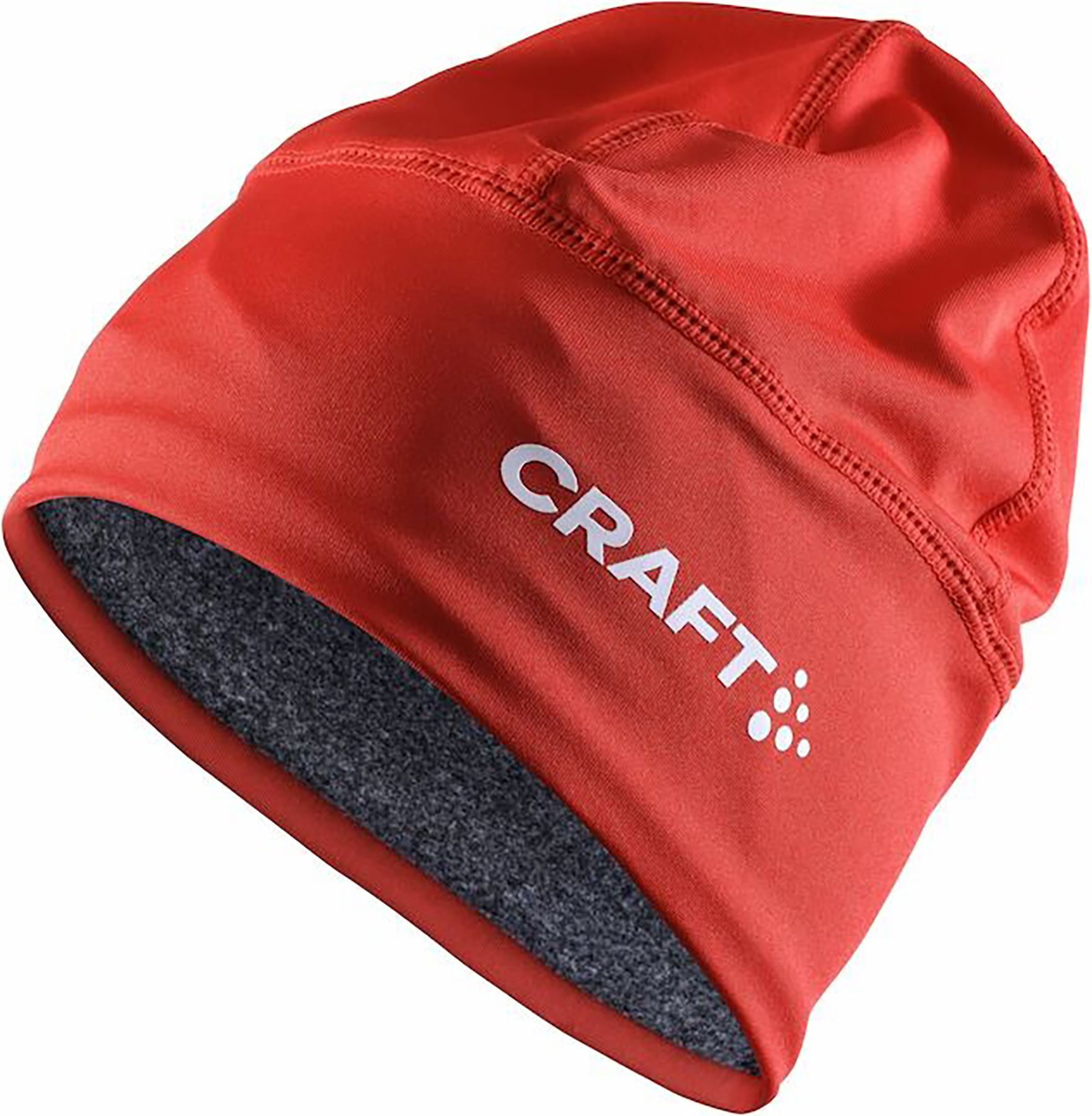 NOR ADV Windblock Fleece Hat Bright Red/White