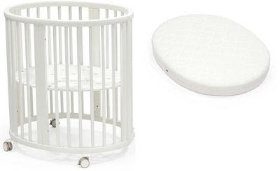 Stokke Sleepi™ Mini V3 Sprinkelseng, Hvit + Madrass