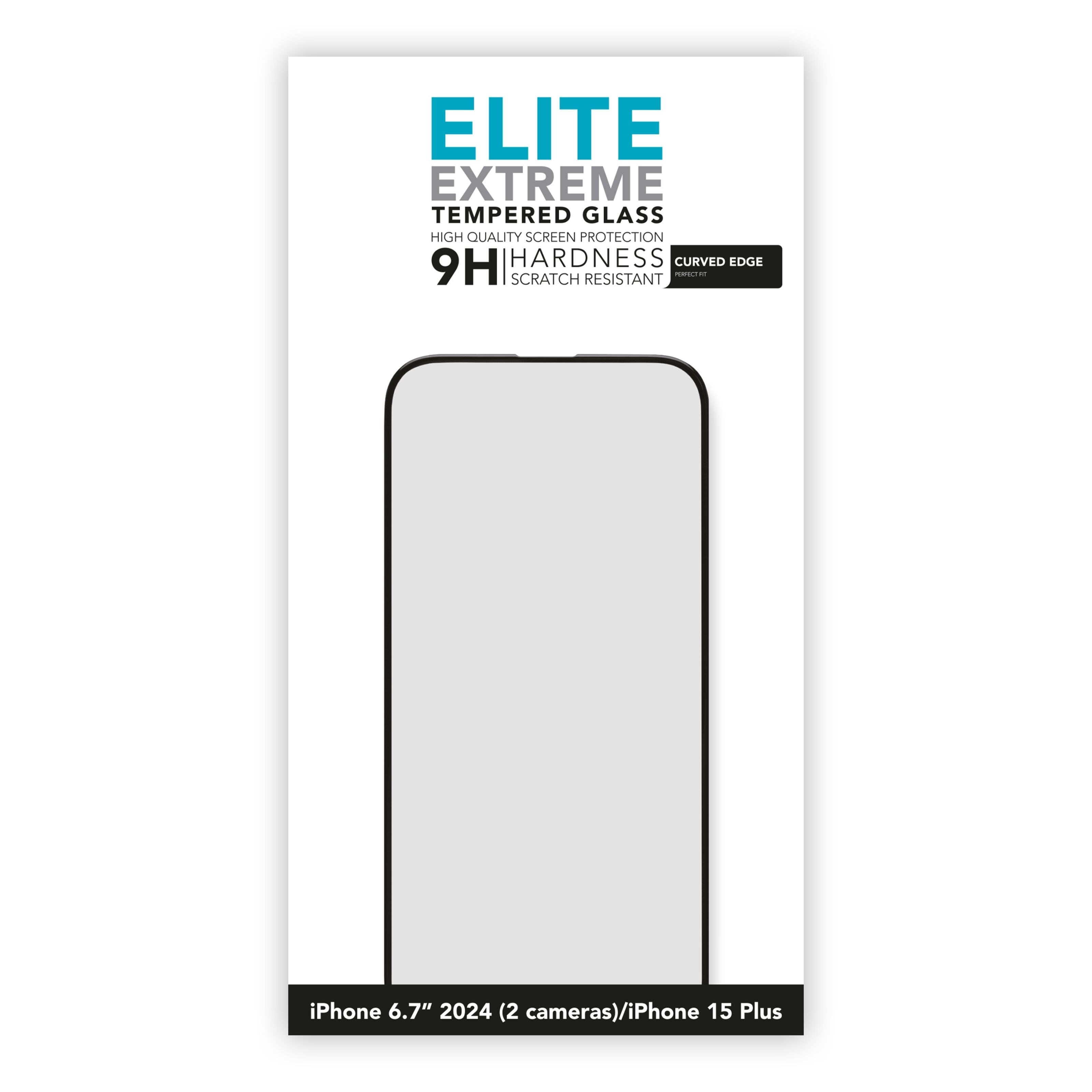 Linocell Elite Extreme Curved Skjermbeskytter for iPhone 16 Plus