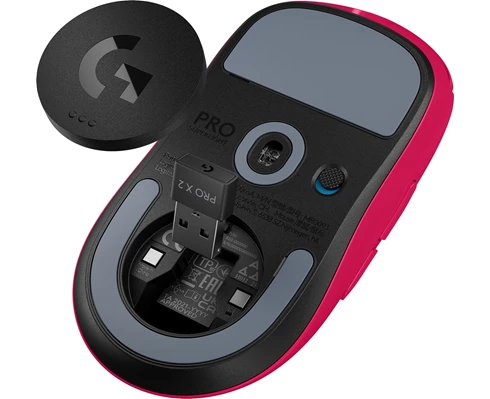 Logitech G PRO X SUPERLIGHT 2 LIGHTSPEED Gaming Mouse Magenta