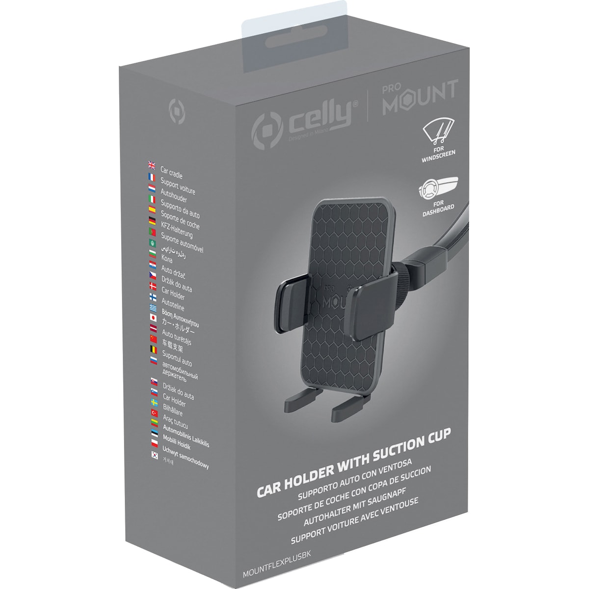 Celly Mount Flex Plus telefonholder til bil