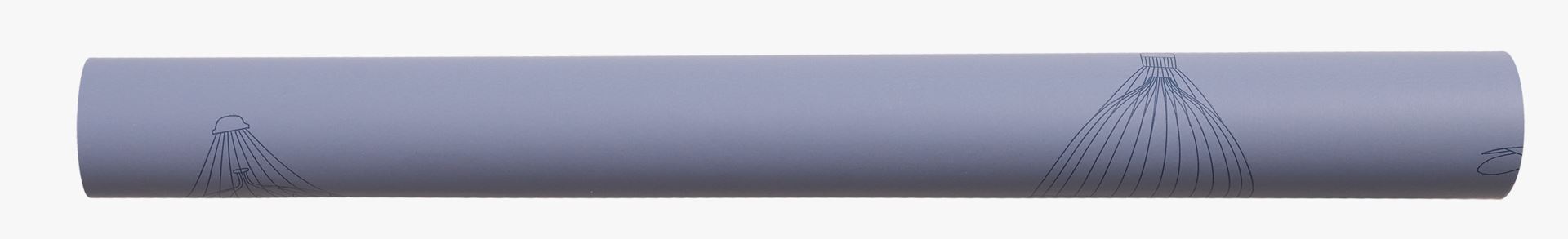 Tapet grå - 53 cm x10,5 m