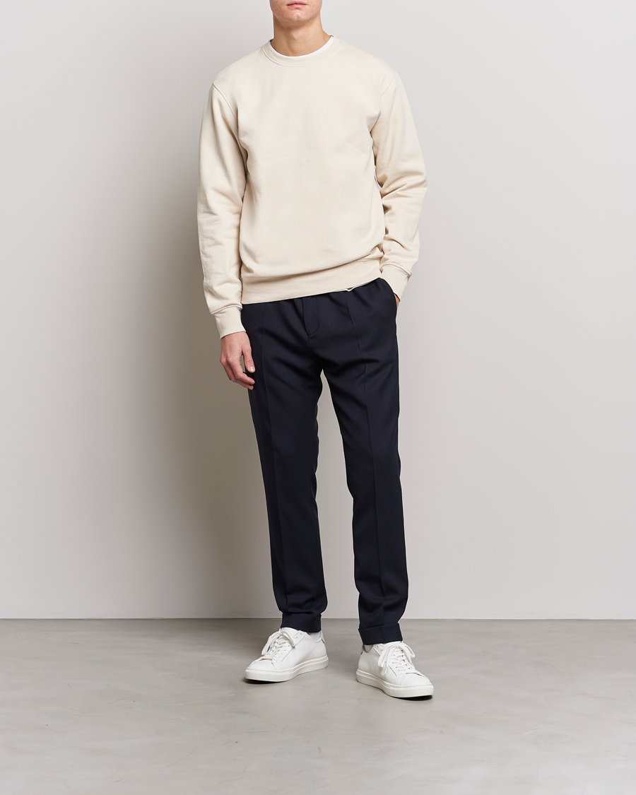 Colorful Standard Classic Organic Crew Neck Sweat Ivory White
