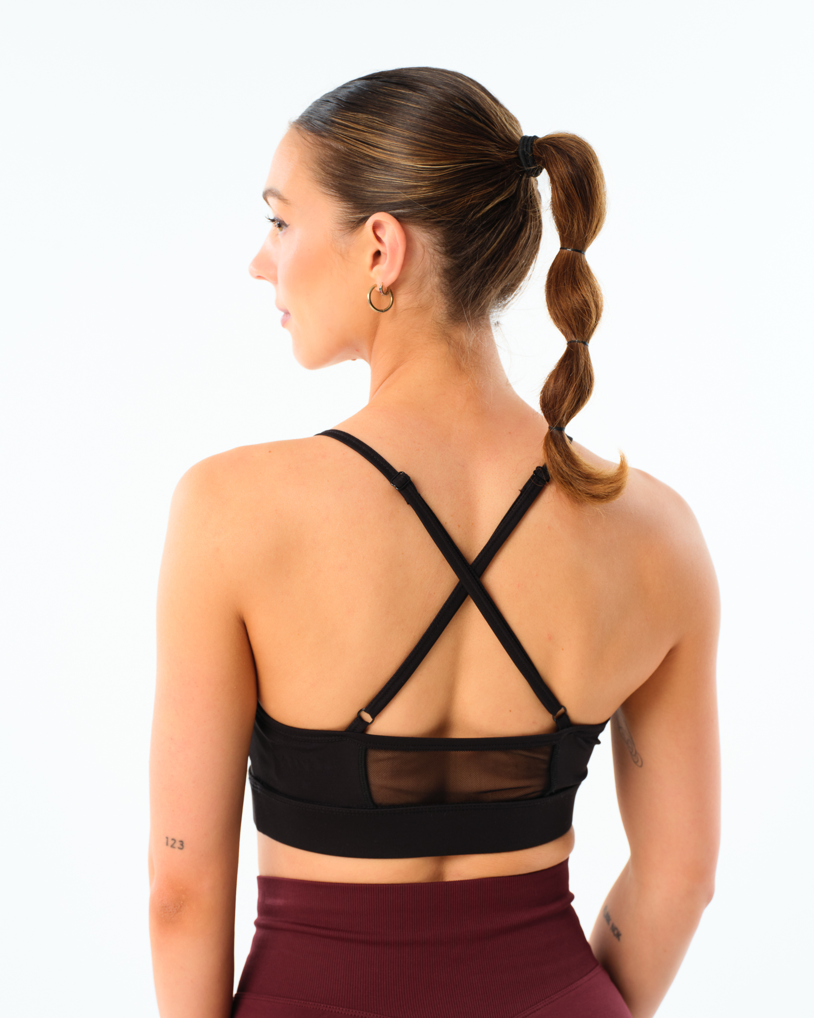 LEVITY Magnify Scrunch Bra Black
