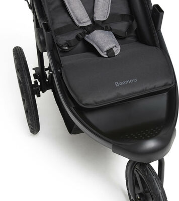 Beemoo Activity Go Aktivitetsvogn, Black/Dark Grey