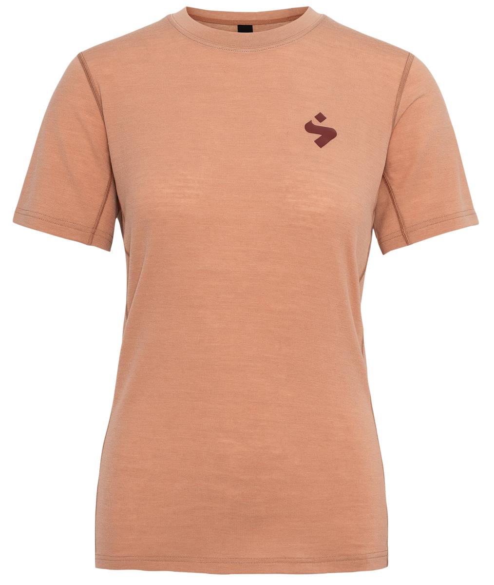 Hunter Merino SS Jersey Dame Rosebrown