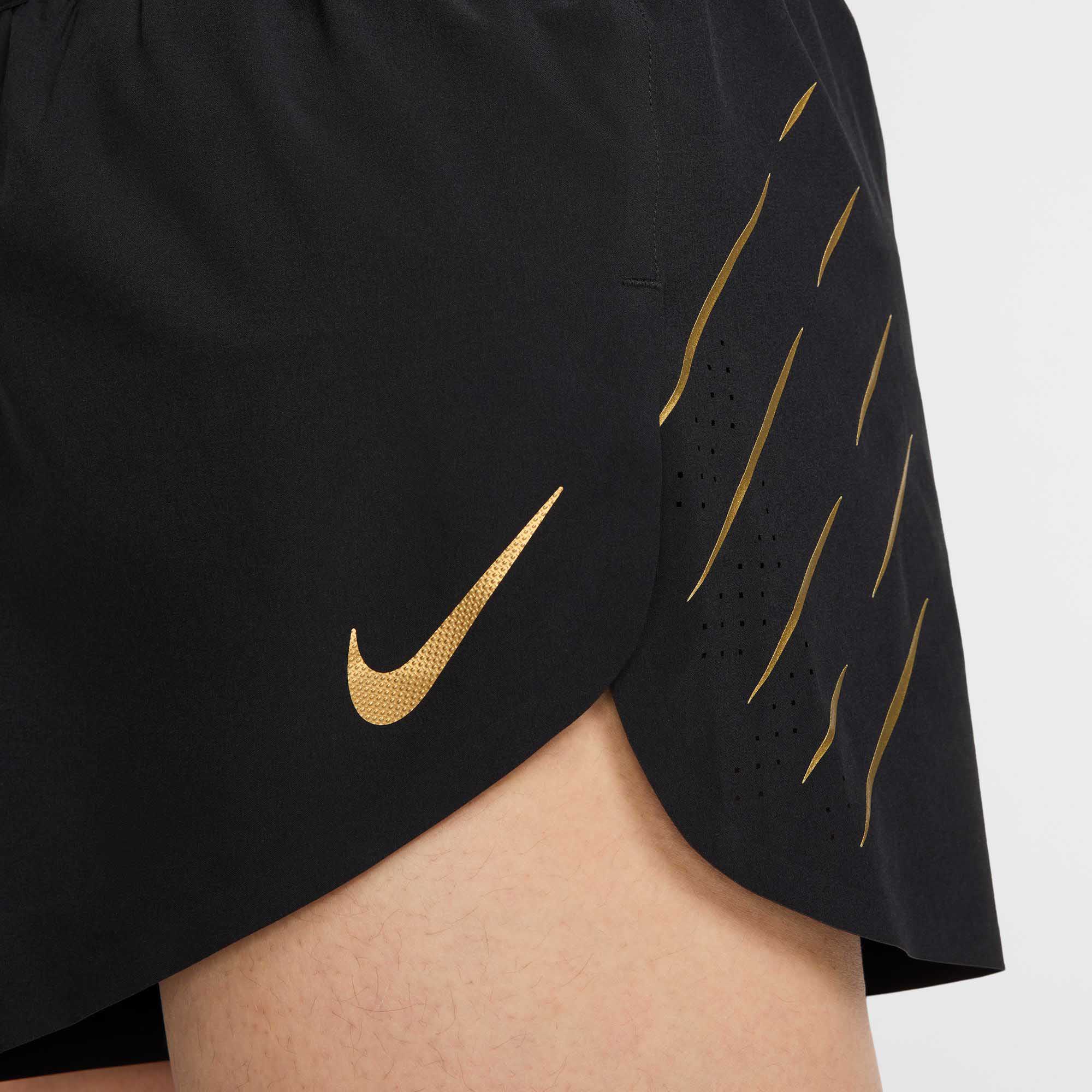 Jakob Ingebrigtsen Aeroswift 2'' Shorts Herre 010/Black/Metallic Gold