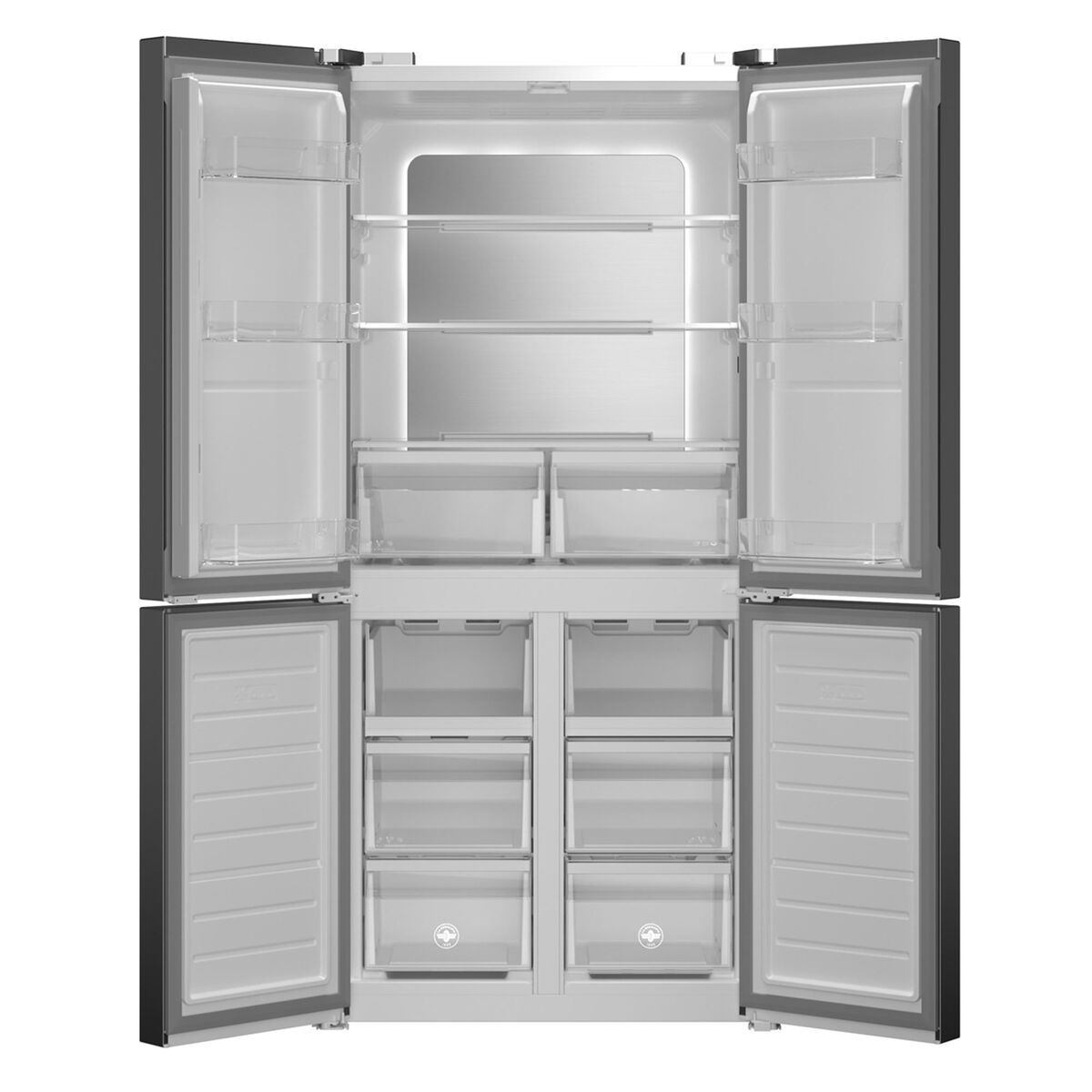 Americana La Germania french door kjøleskap/fryser 179 cm, rustfri