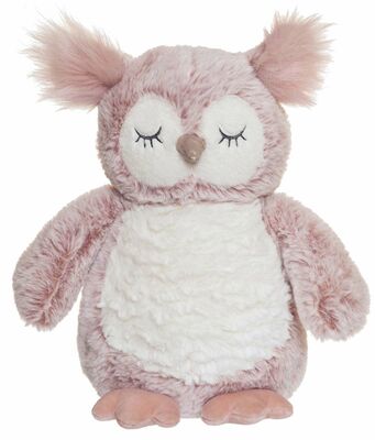 Teddykompaniet Kosedyr Ugle Tove 25 Cm, Rosa