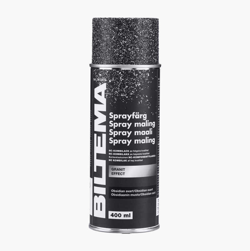 Effektspray granitt, obsidian black, 400 ml