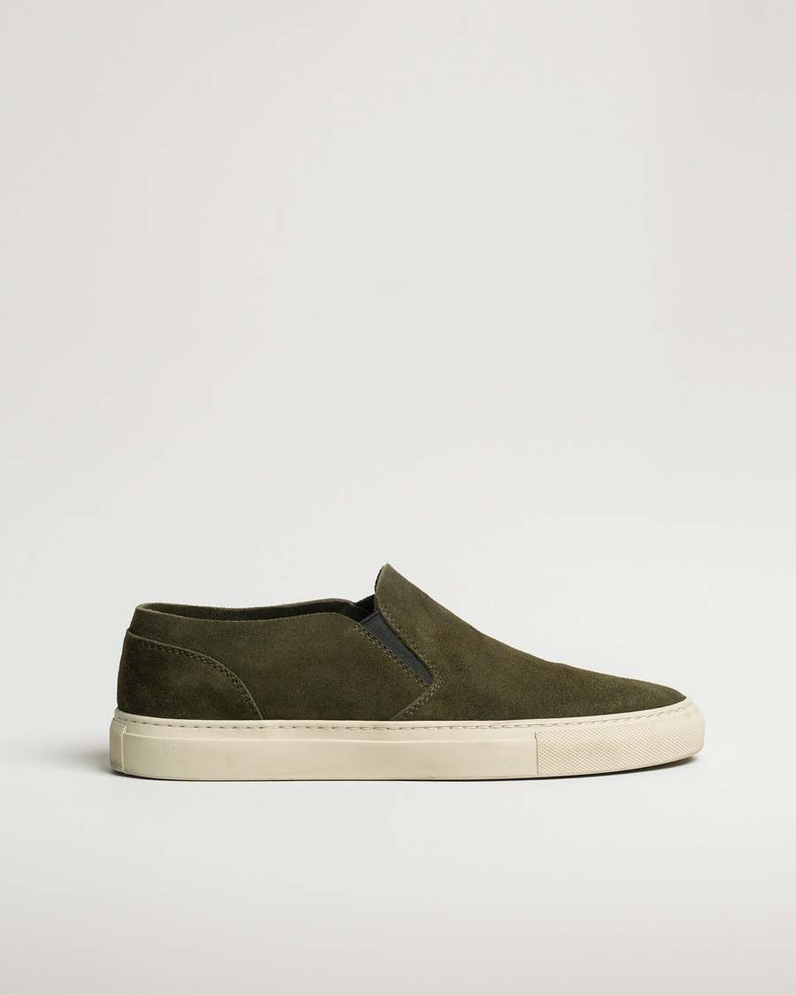 Buttero Suede Slip On Sneaker Green