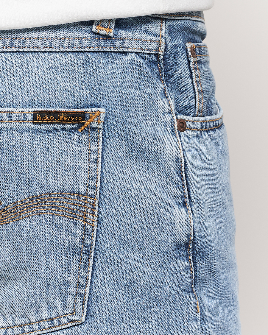 Nudie Jeans Seth Denim Shorts Sea Salt