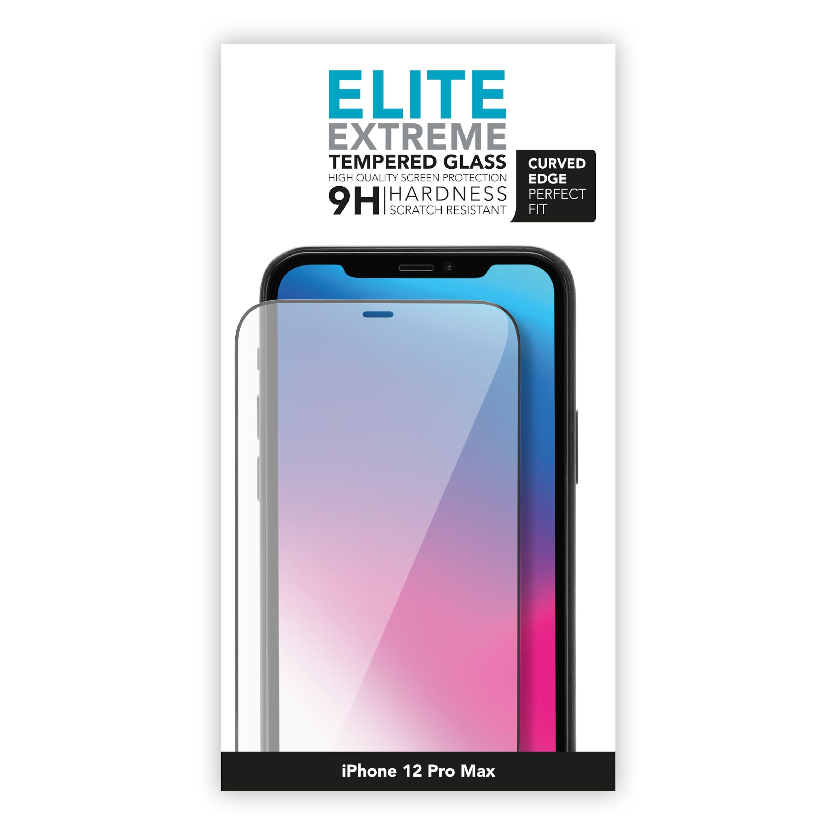 Linocell Elite Extreme Curved Skjermbeskytter for iPhone 12 Pro Max