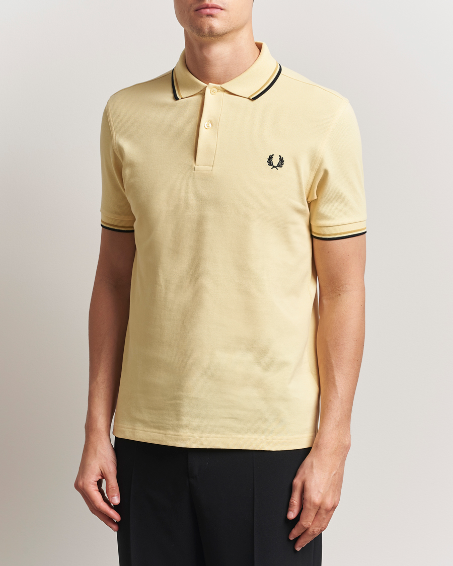 Fred Perry Twin Tipped Polo Shirt Yellow