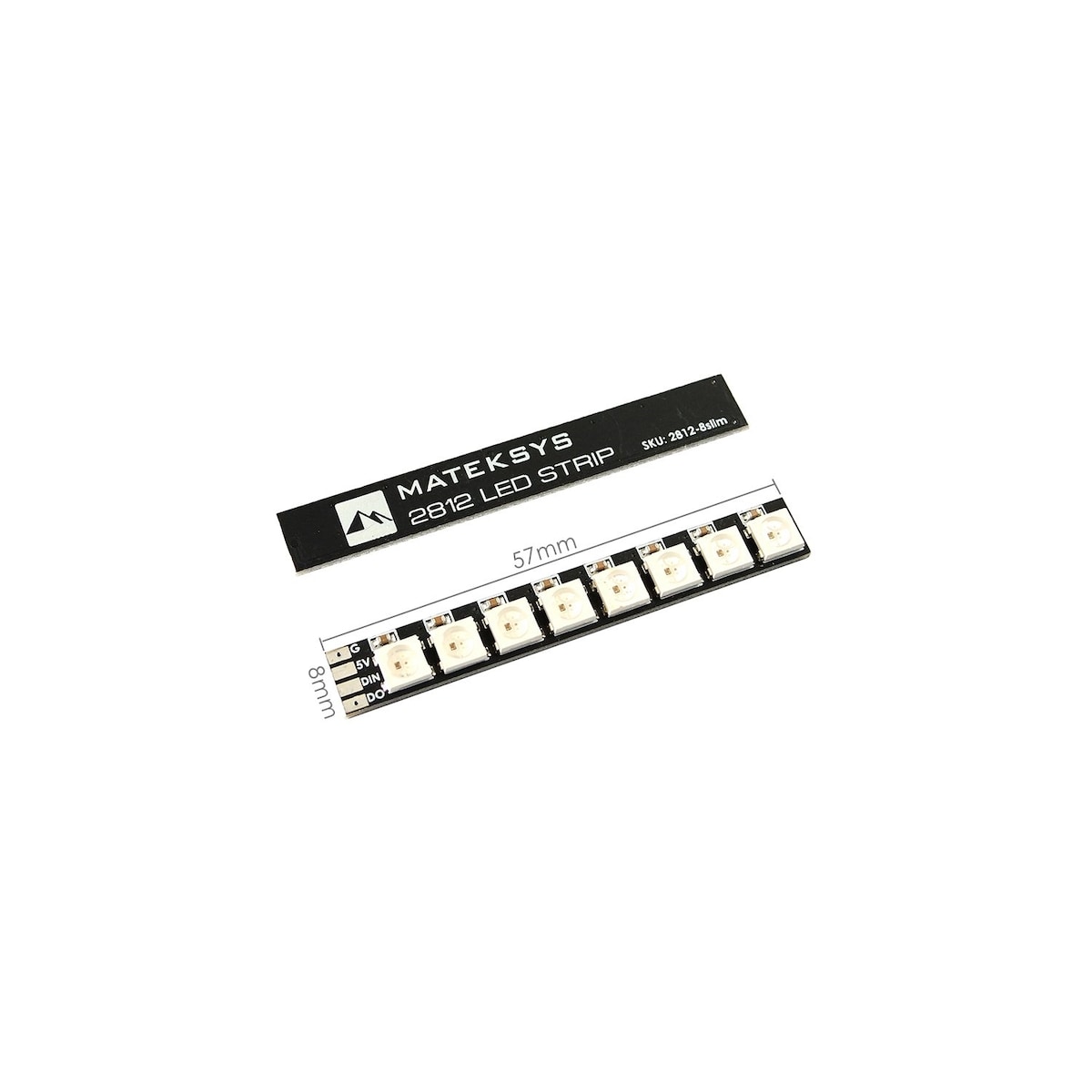 Mateksys 2812 LED Strip Slim 8xLED 2stk