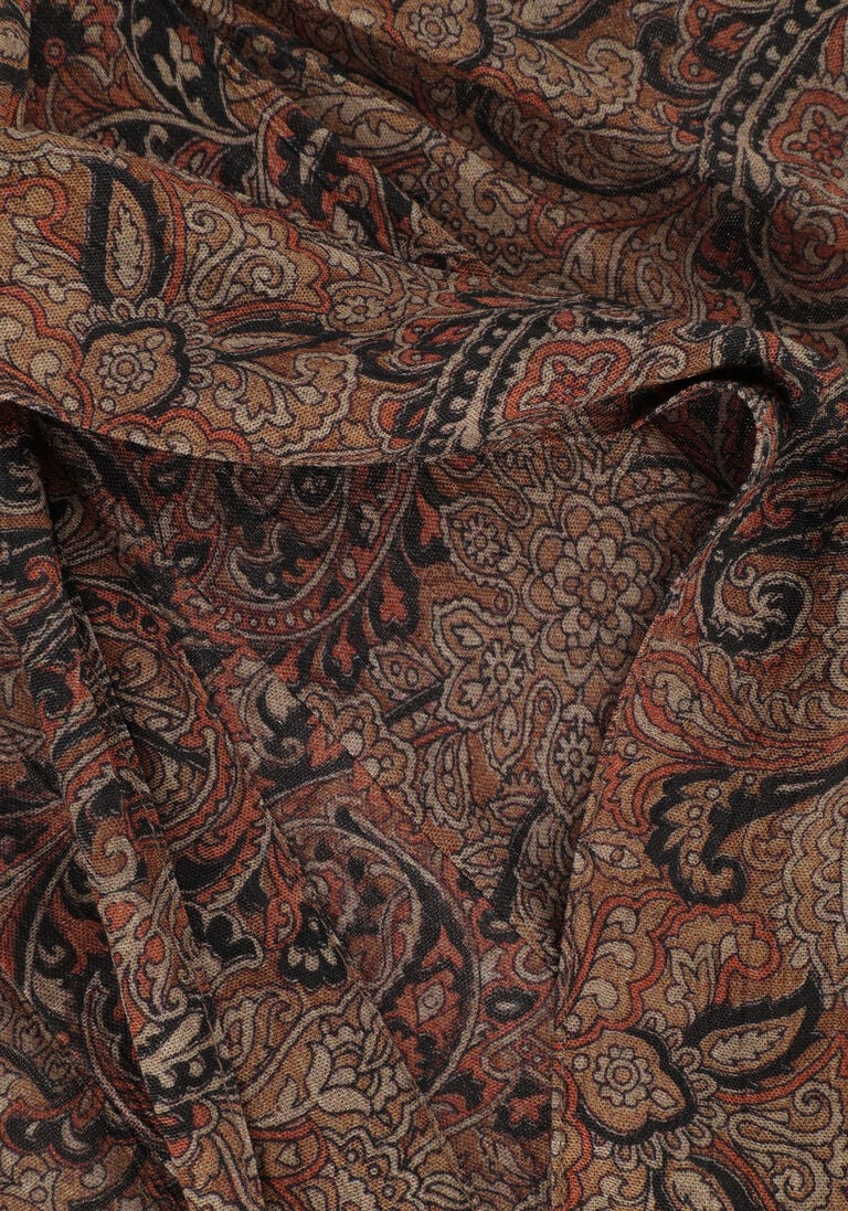 BY-BAR bruine by-bar wijde broek vide paisley pant