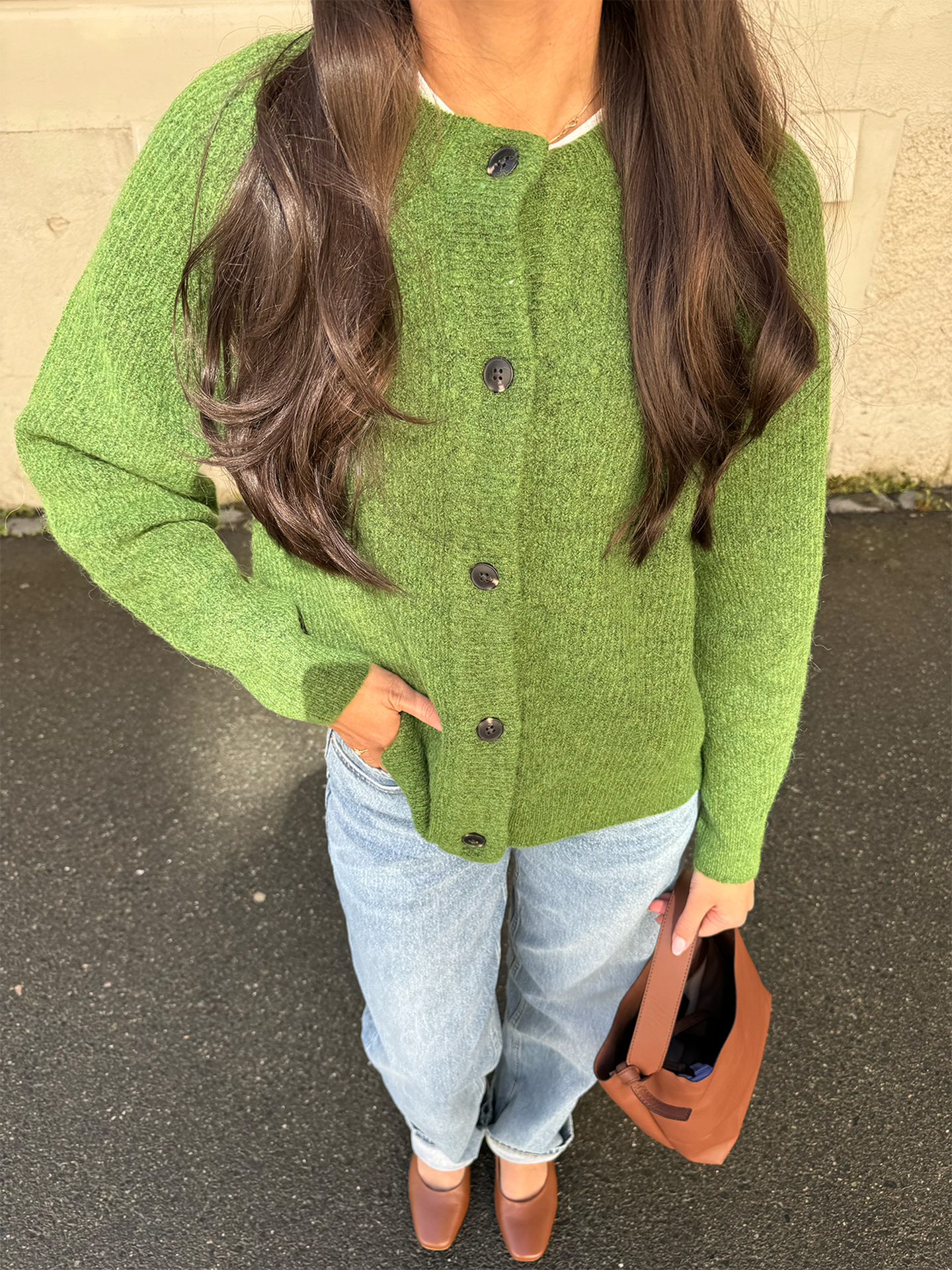 Lulu Long Sleeve Knit Short Cardigan