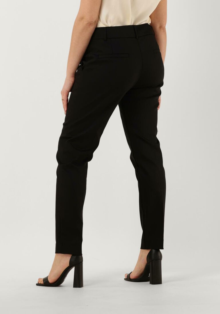 SUMMUM zwarte summum pantalon trousers classic stretch (4s100)