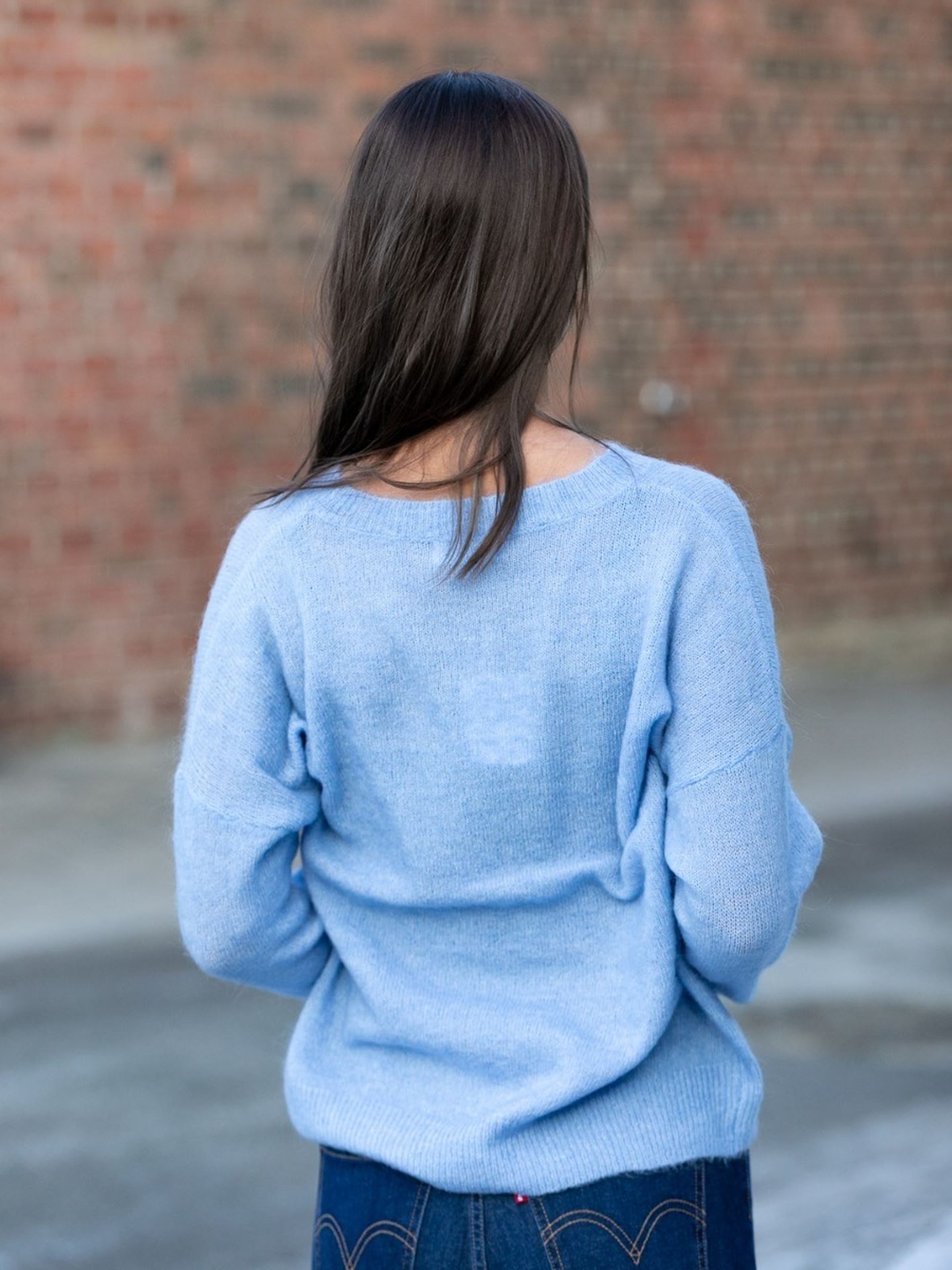 Femme Mohair O-Neck Pullover