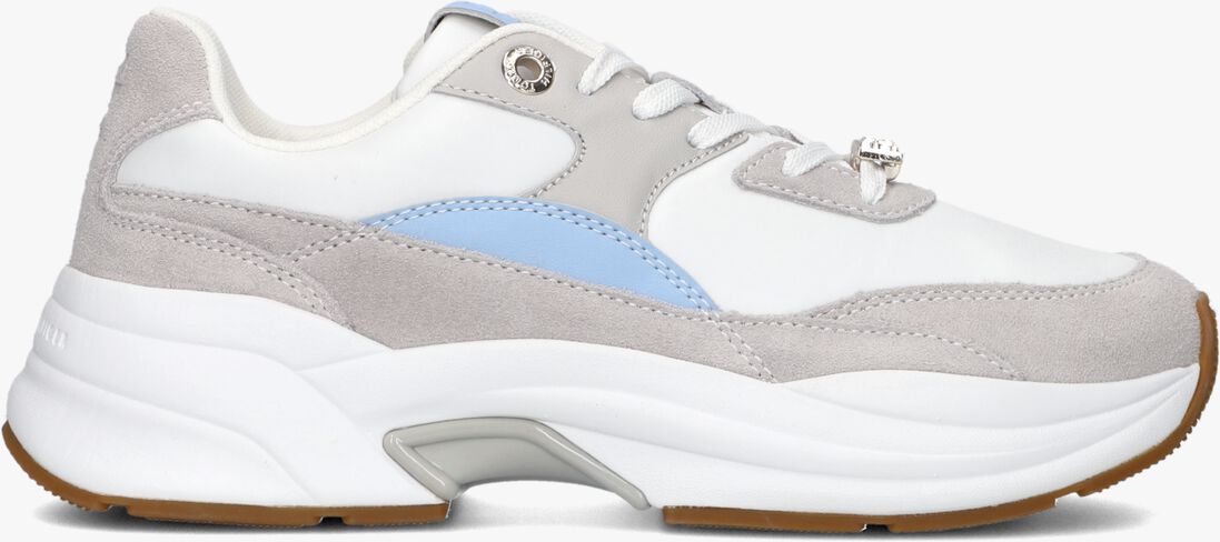 TOMMY HILFIGER witte tommy hilfiger lage sneakers chunky feminine runner hardware