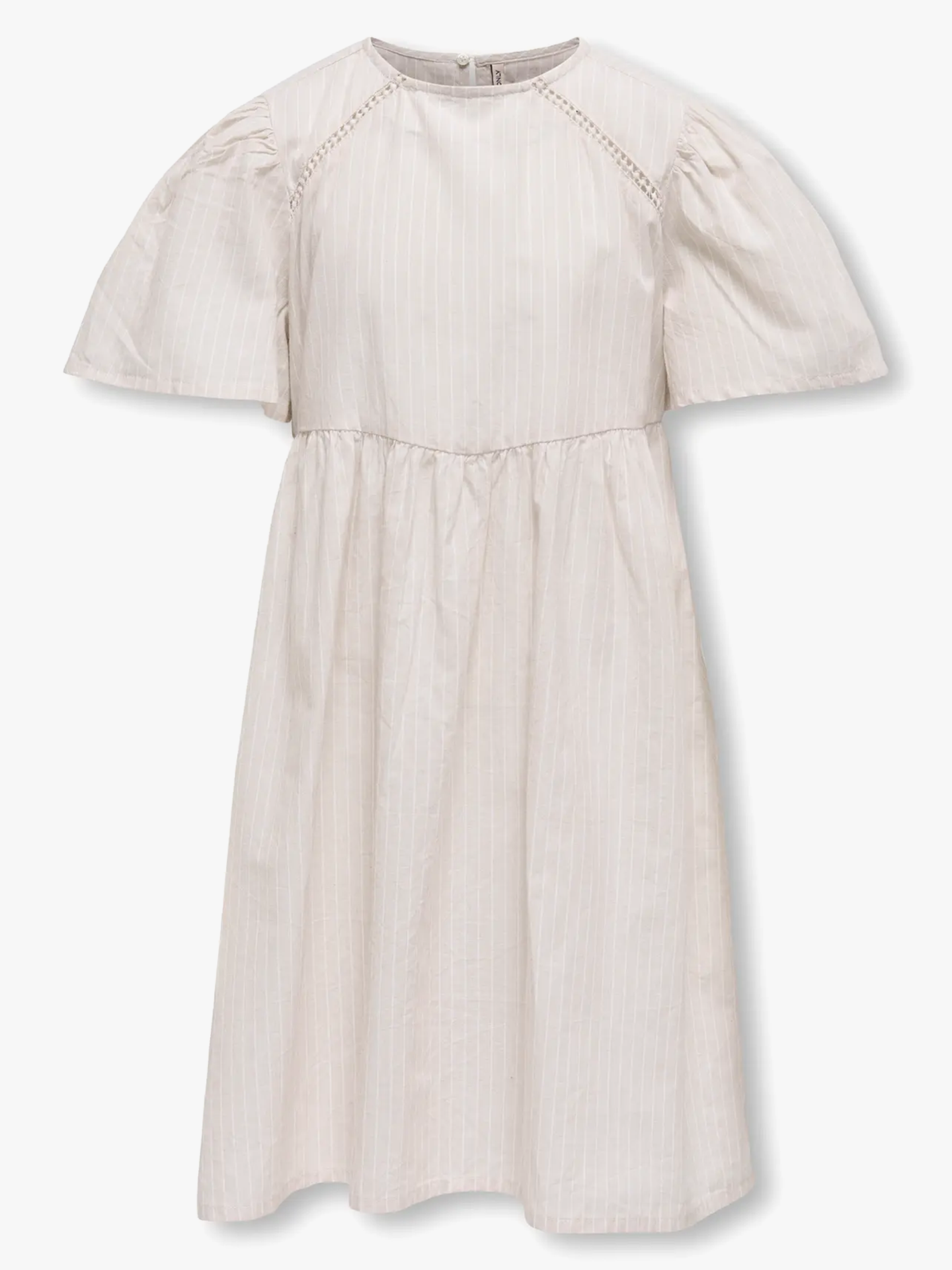 Daimi Short Sleeve Detail Dress Woven