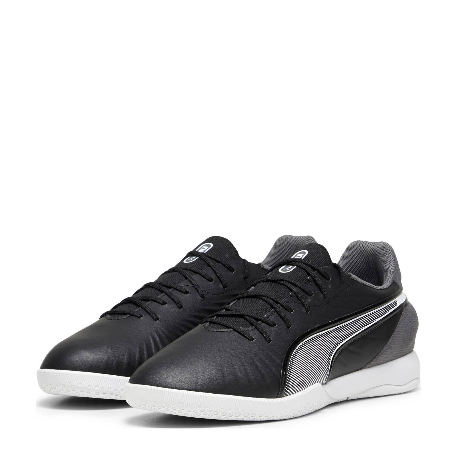 Puma Kin Match  senior zaalvoetbalschoenen zwart/wit/antraciet