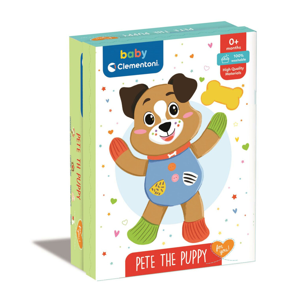Clementoni Pluche Knuffel Peter The Puppy
