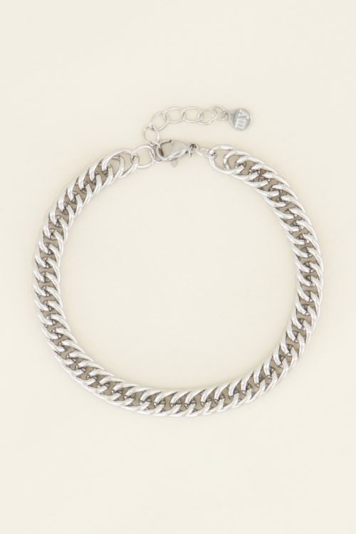 Armband brede schakels