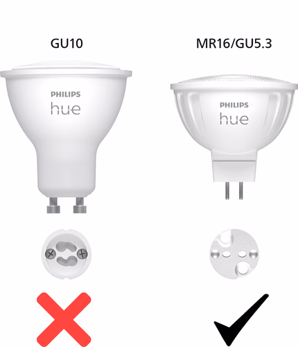 Philips Hue spot White Ambiance MR16 4-pack