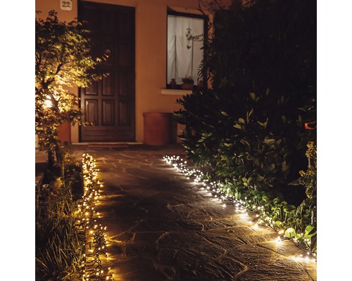 Twinkly LED-lichtsnoer, 250 LED's met Wi-Fi- en app-bediening, lichtkleuren: warm wit, koel wit, amber