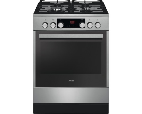 Vrijstaande kookplaat Amica met gaskookplaat SHEG 914 121 W bruikbaar volume 65 l BxHxD 600 x 850 x 600 mm