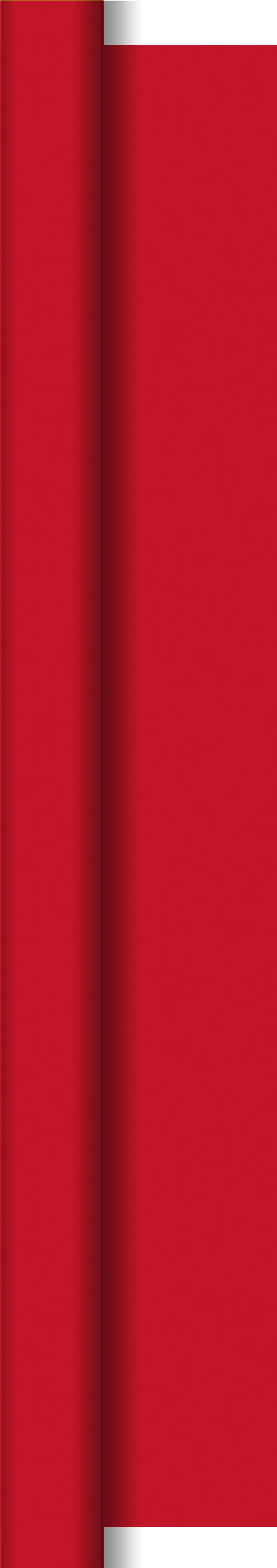 Duni tafelkleed op rol rood 500 x 118 cm