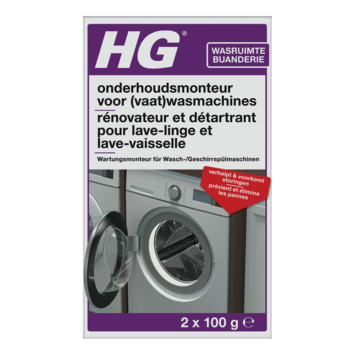 HG onderhoudsmonteur voor (vaat)wasmachines 200 ml