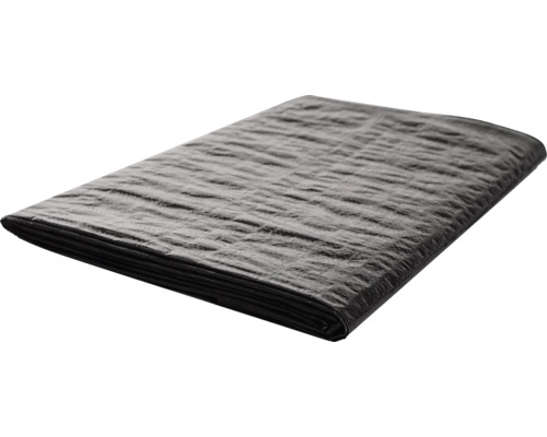 Geweven zeildoek 90 g/m² zwart 3 x 4 m