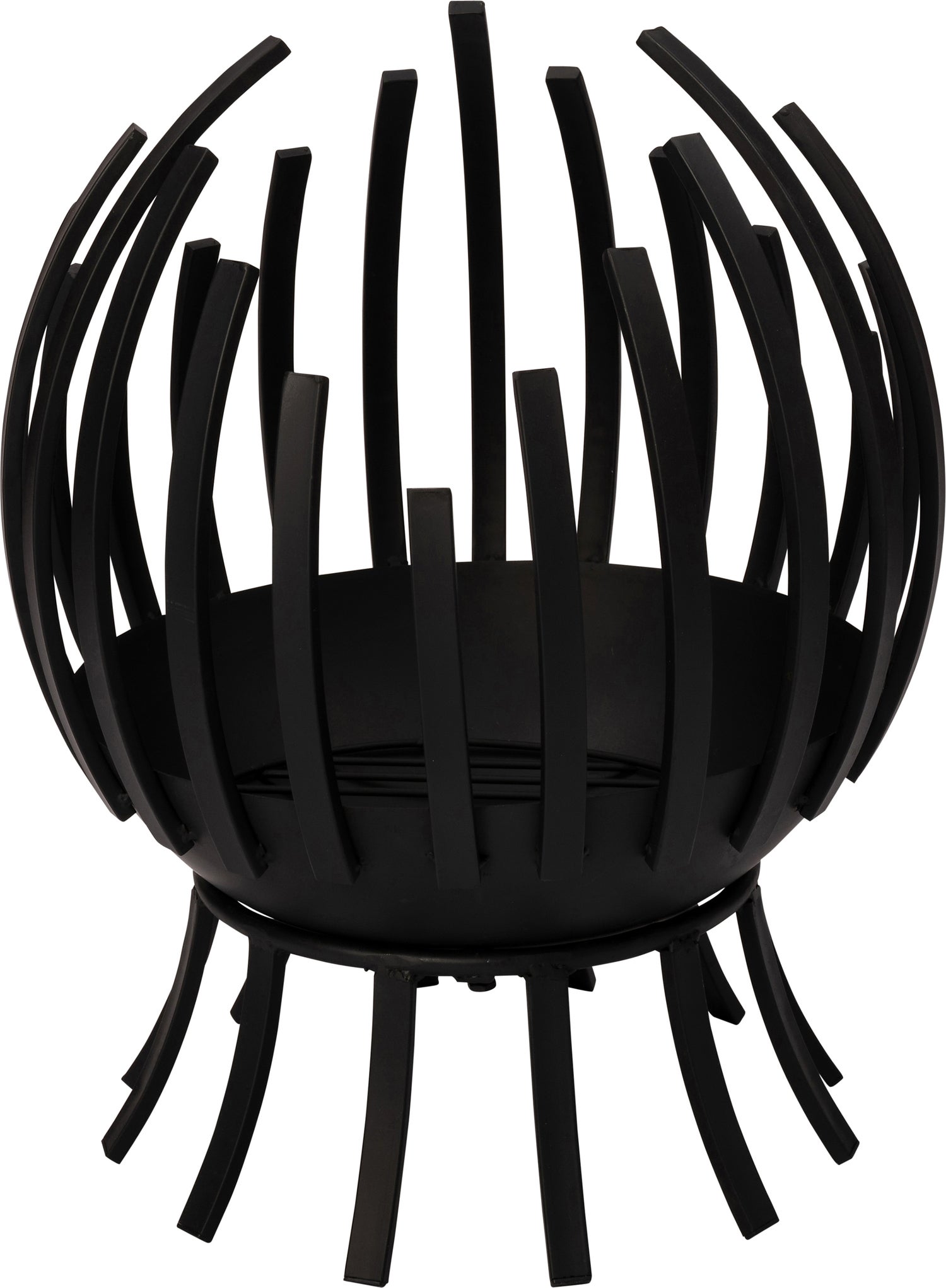 Intratuin vuurkorf bol zwart D 53 H 60 cm